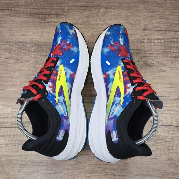 Brooks Launch 9 Women's Size 9.5 Blue Red Black Running Shoes (1203731B446) - Picture 6 of 9